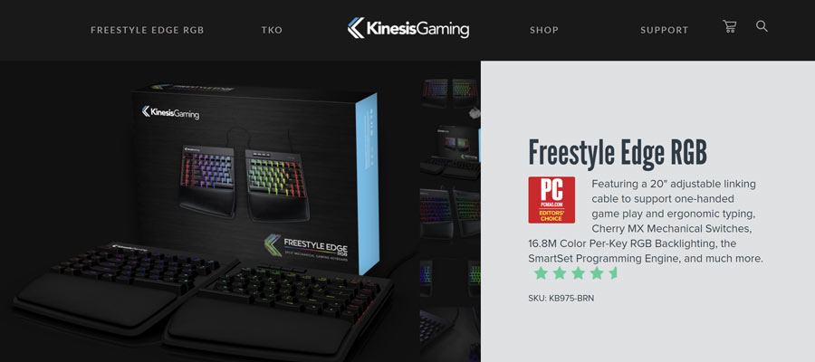 Kinesis Freestyle Edge RGB