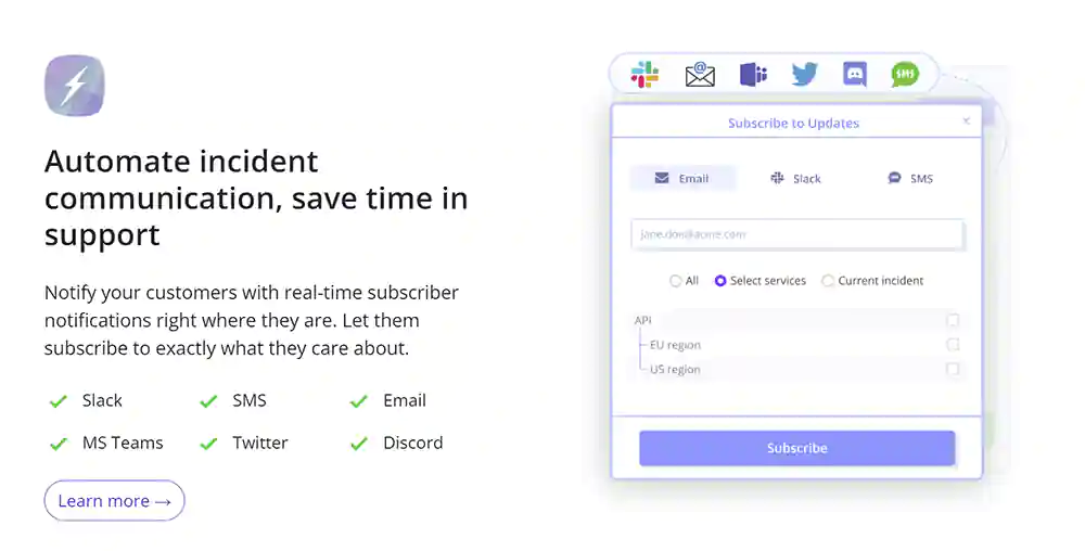 Automated incident creation feature.