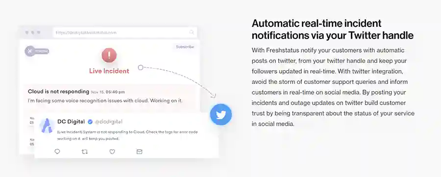 Freshstatus page.