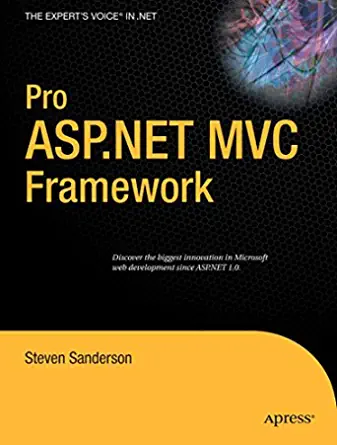 6. Pro ASP.NET MVC Framework 6. Pro ASP.NET MVC Framework Book Cover