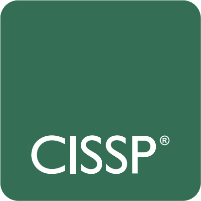 Certified Information Systems Security Professional (CISSP) logo Certified Information Systems Security Professional (CISSP) logo
