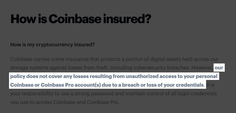 Coinbase policy Coinbase policy