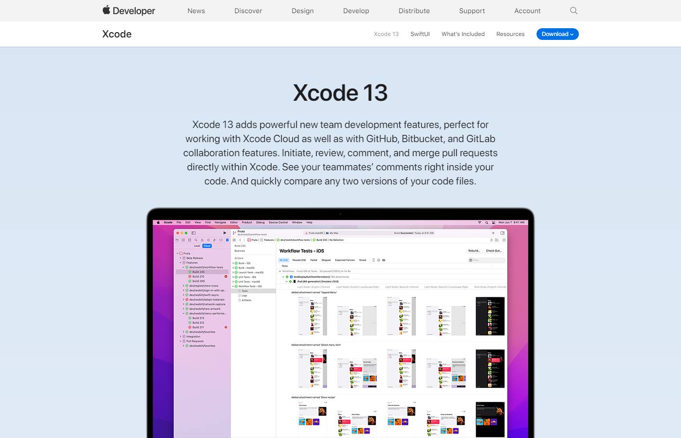 Xcode Screenshot of Xcode.