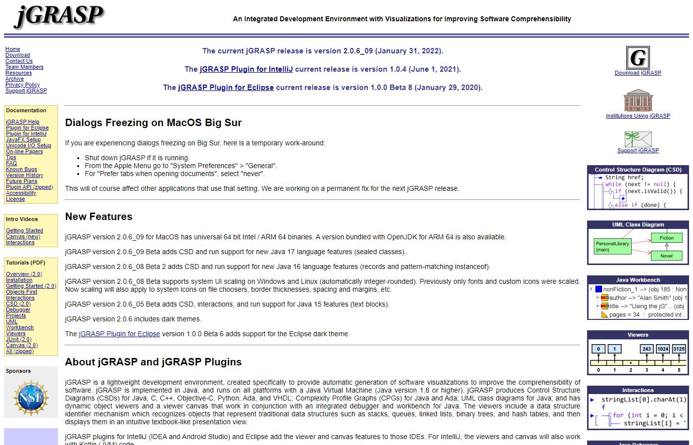 jGRASP Screenshot of jGRASP.