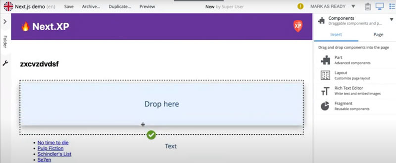 Enonic content editor preview. Enonic content editor