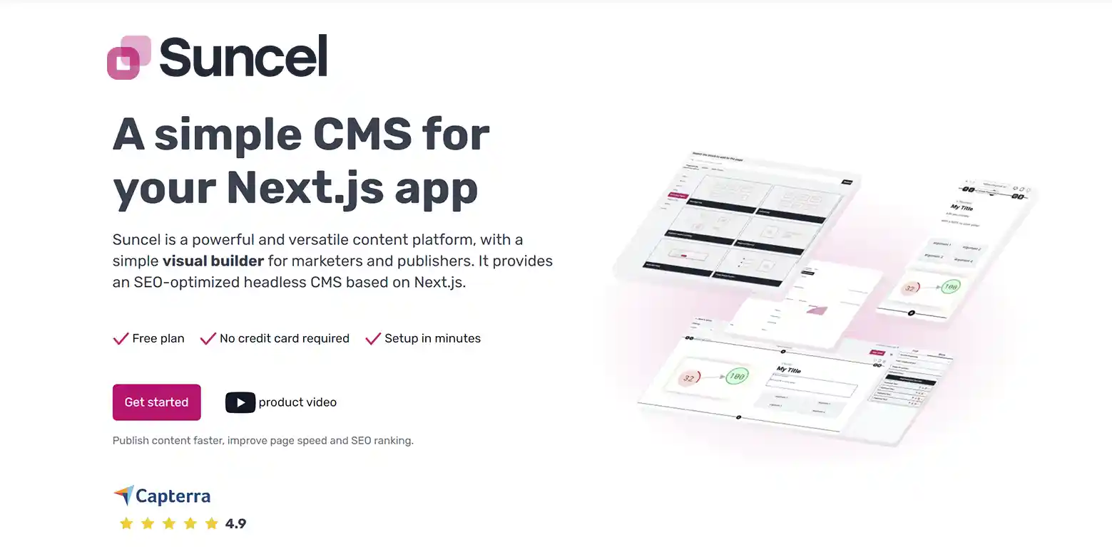 Suncel Next.js CMS Suncel Next.js CMS