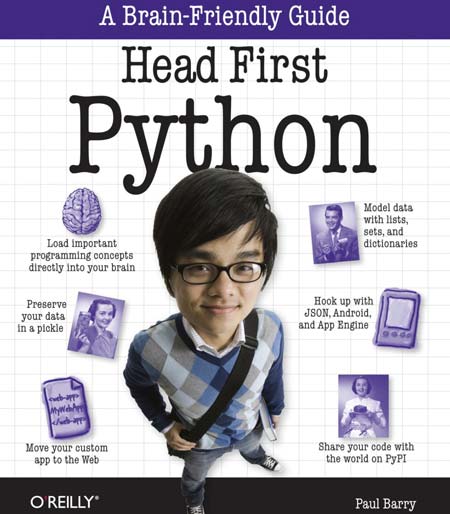Head First Python Head First Python book cover