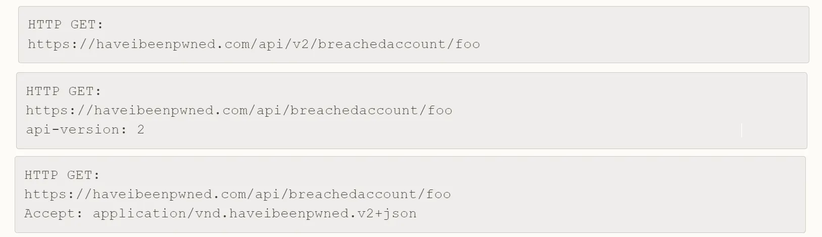 example of Multiple versioning options example of Multiple versioning options