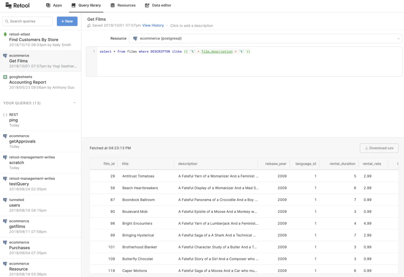 Retool database query editor. Retool database query editor.