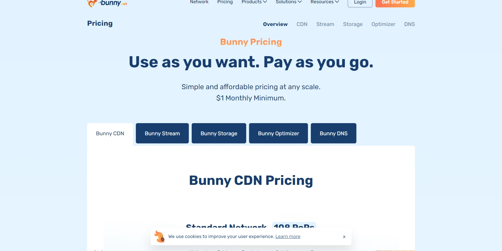 bunny.net Pricing bunny.net Pricing