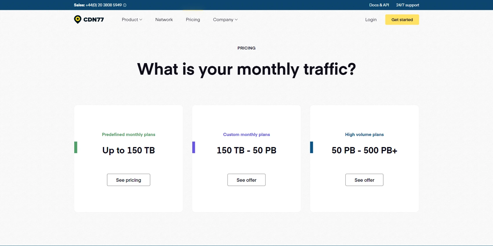CDN77 Pricing CDN77 Pricing