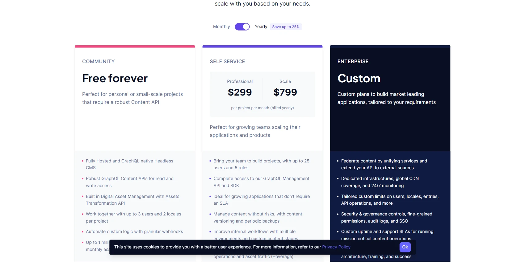 Hygraph Pricing Hygraph Pricing