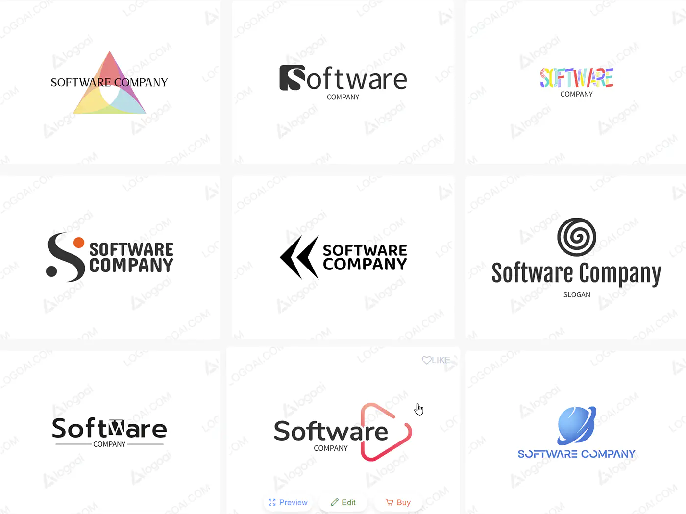 Logo.ai AI logo generator examples Logo.ai AI logo generator examples