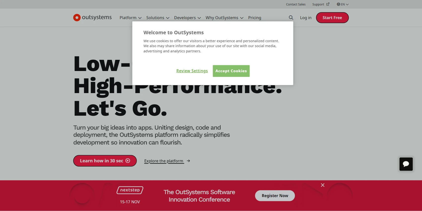 OutSystems OutSystems Website