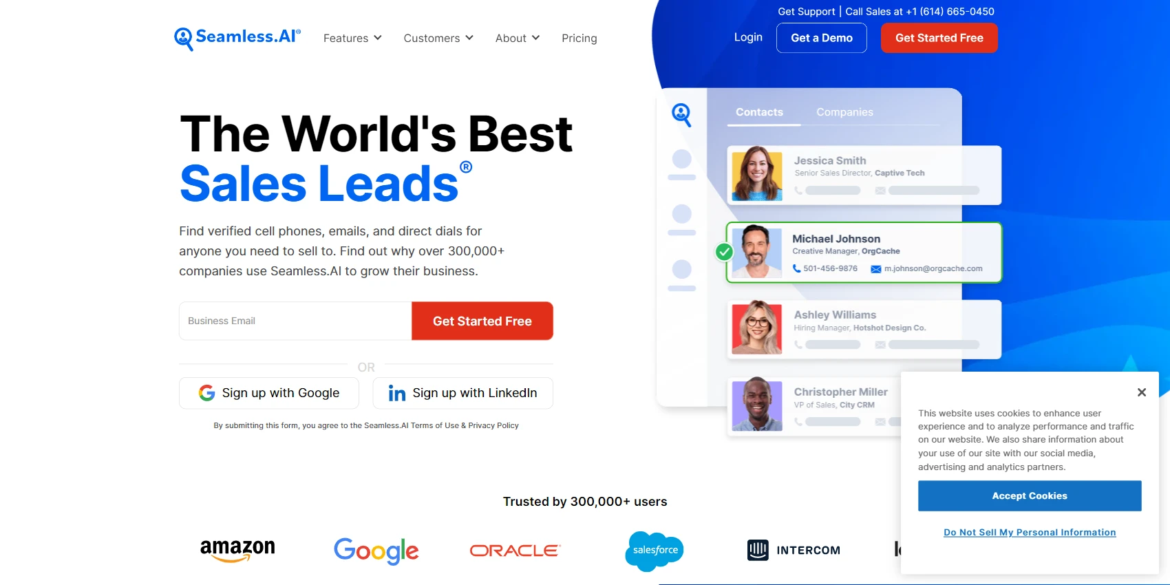 Seamless.AI Seamless.AI Website