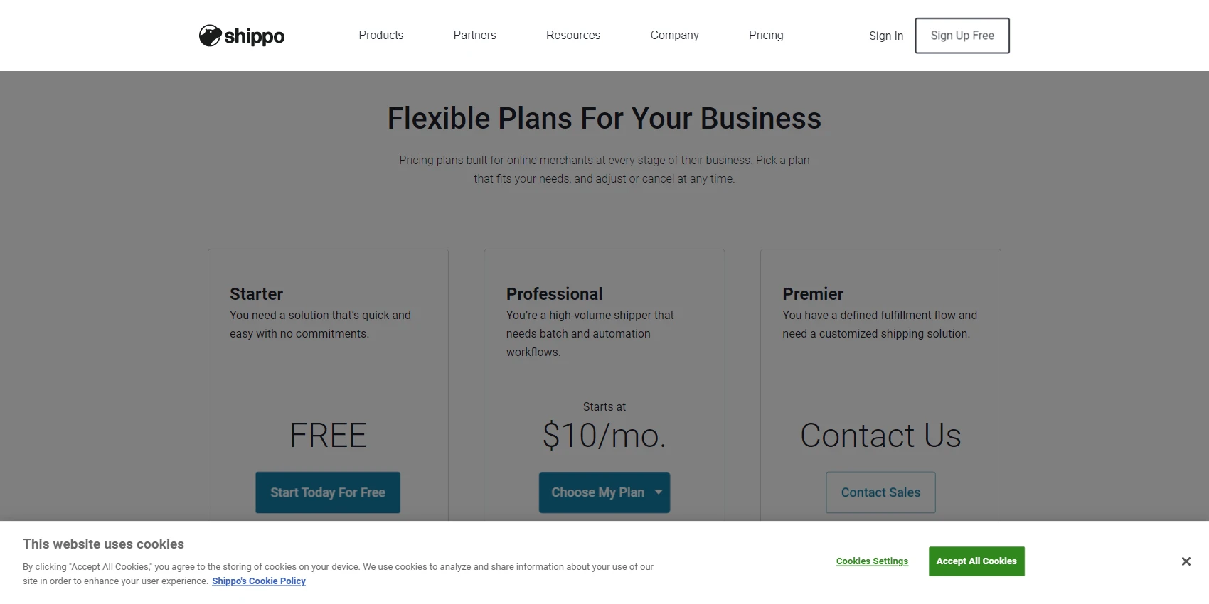 Shippo Pricing Shippo Pricing