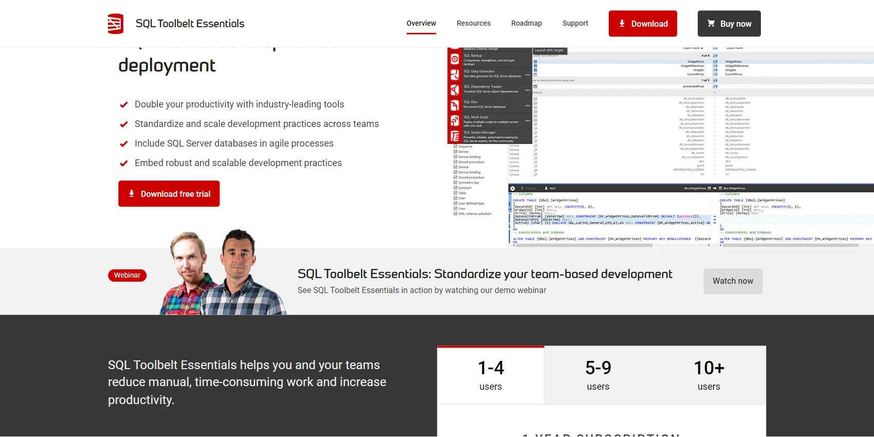 SQL Toolbelt Pricing SQL Toolbelt Pricing