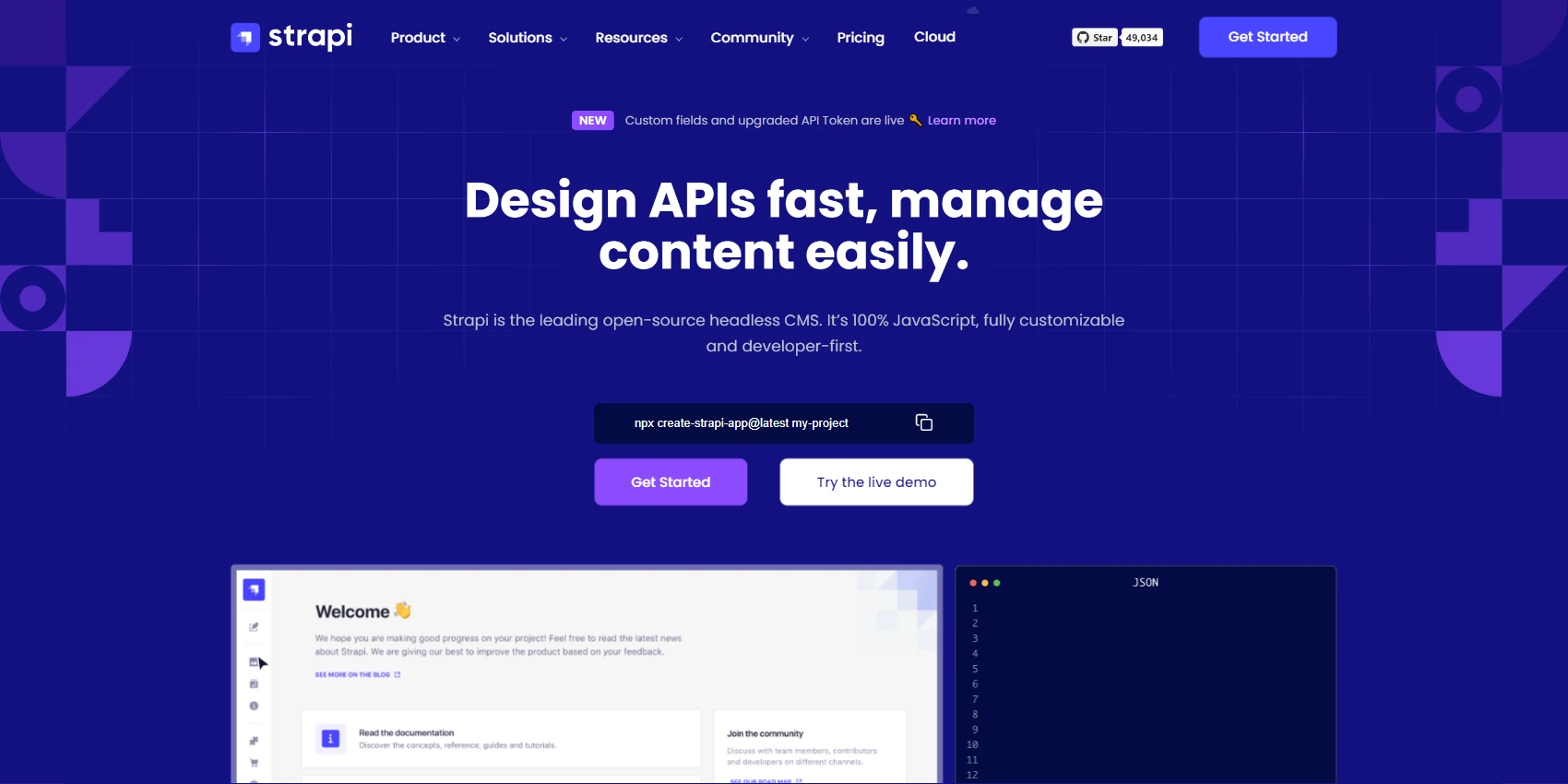 Strapi Strapi Website