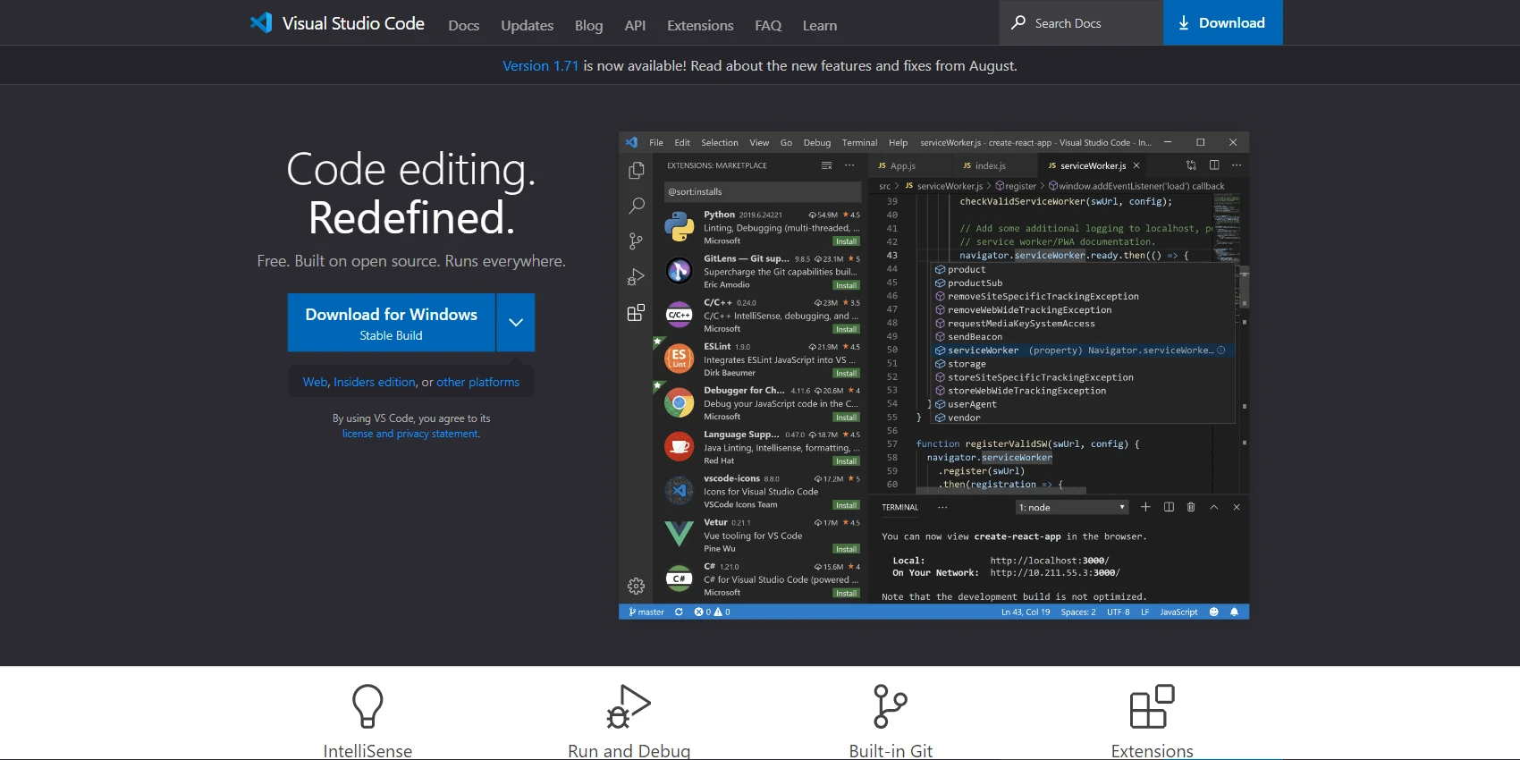 Visual Studio Code Visual Studio Code Website