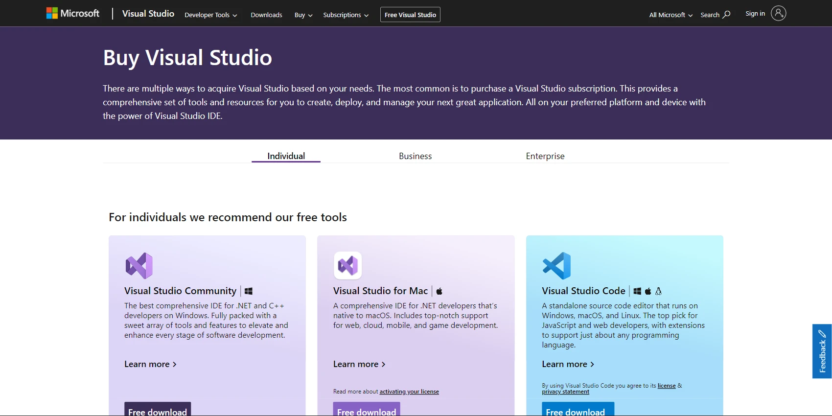 Microsoft Visual Studio Pricing Microsoft Visual Studio Pricing