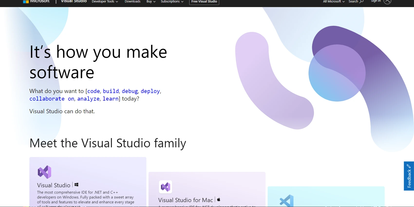 Microsoft Visual Studio Microsoft Visual Studio Website